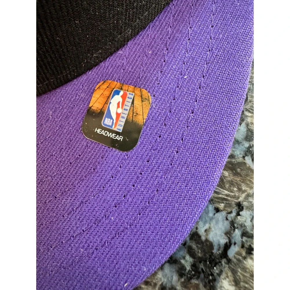 New Era 9FIFTY Los Angeles Lakers Youth Snapback Hat Black Purple NBA‎ 60761326